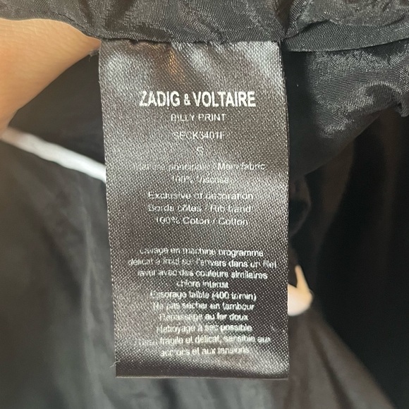 Zadig & Voltaire Billy Printed Reversible Bomber Jacket - Picture 9 of 9